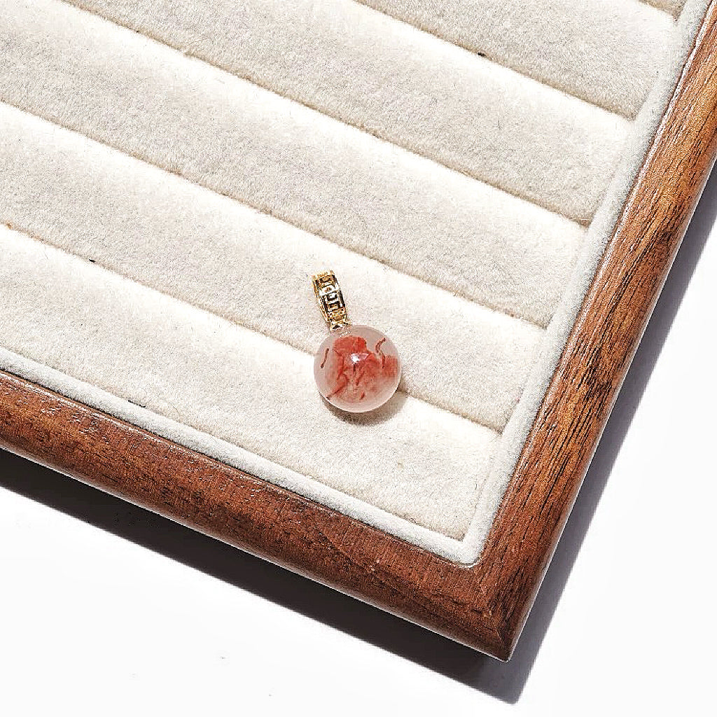 Flame Ring: Energy and Protection South Red Agate Necklace