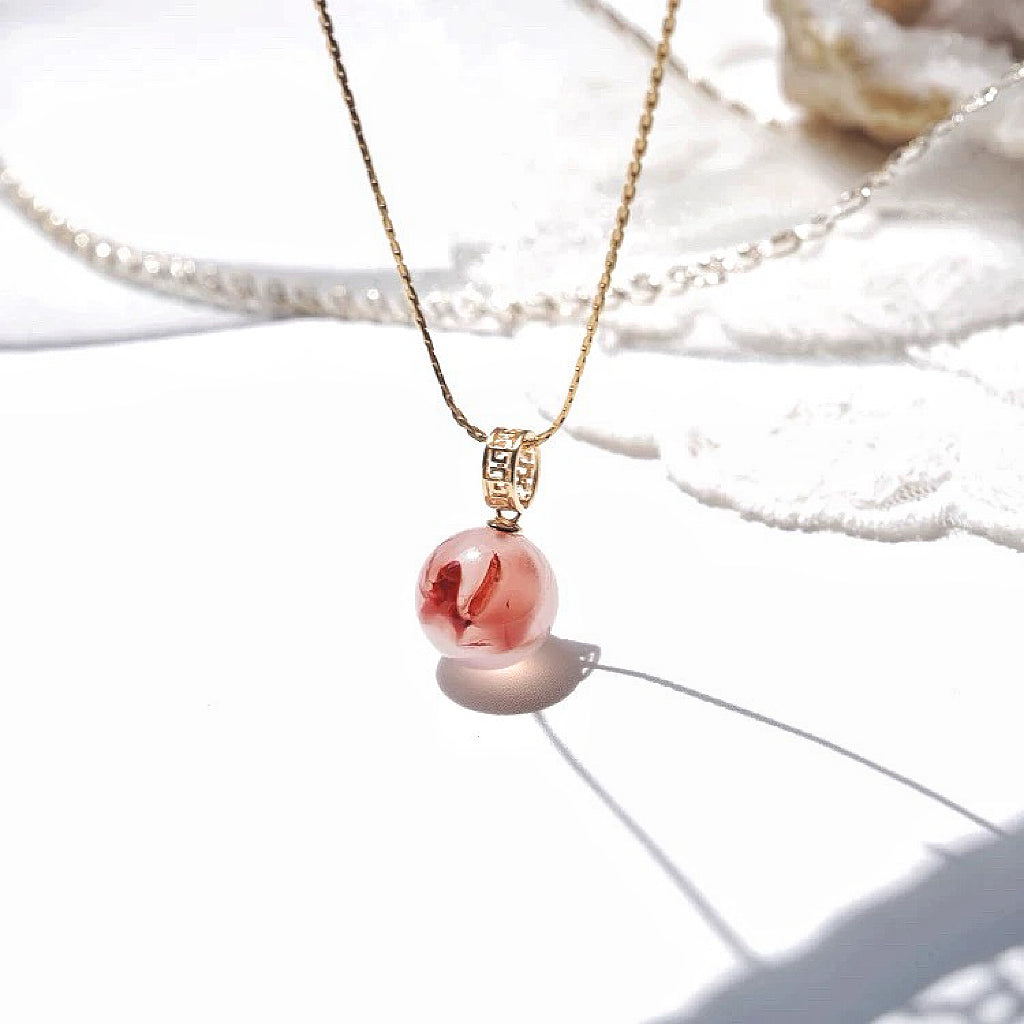 Flame Ring: Energy and Protection South Red Agate Necklace